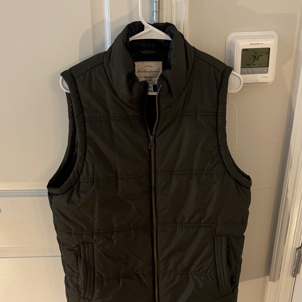 Timberland Olive Men's Quilted Vest